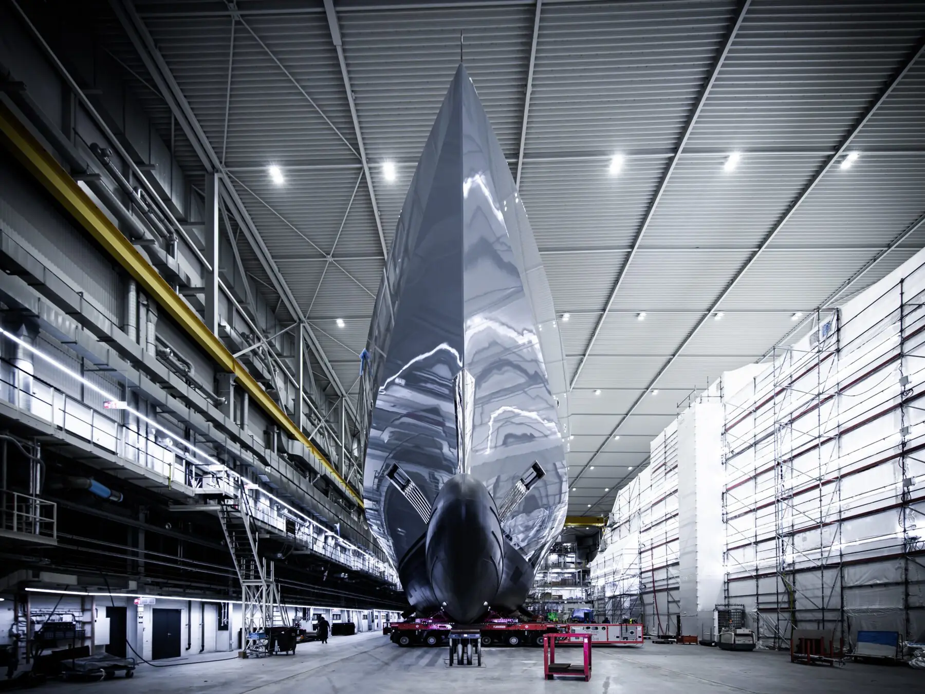decorative image of a yacht bow